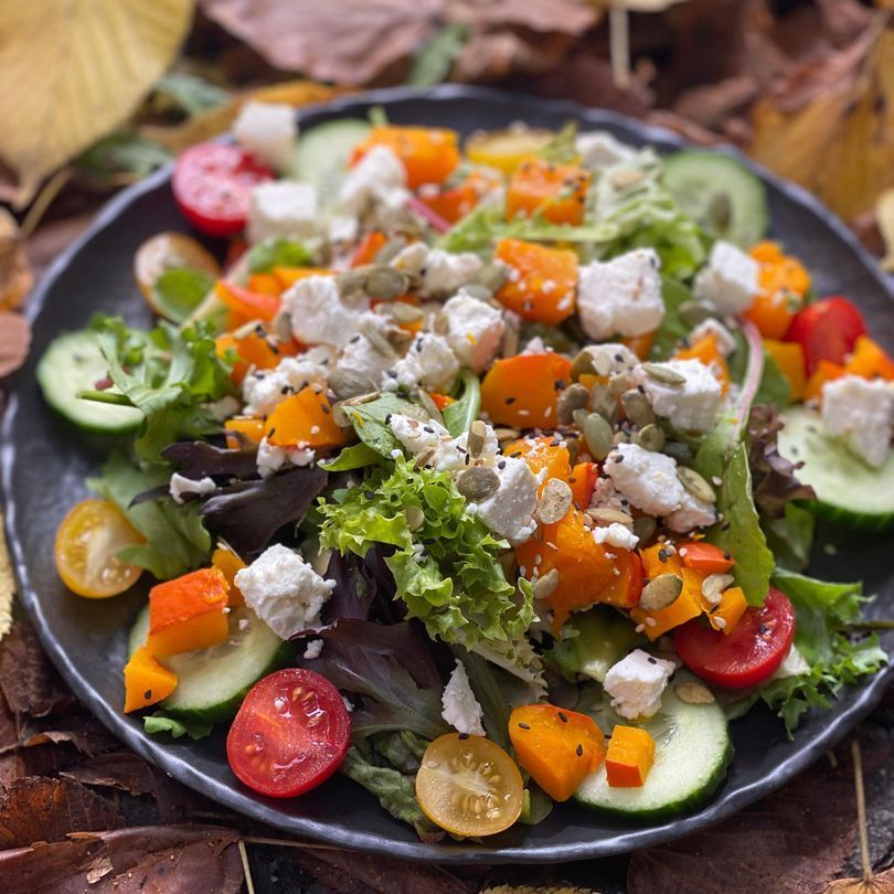 Fidi-Salat mit Kürbis